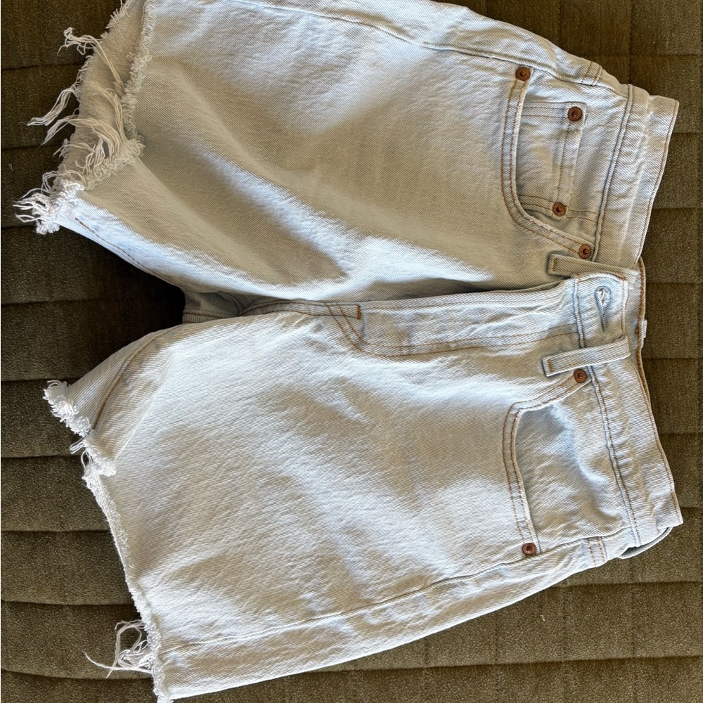 Levi's Light Blue Denim Shorts
